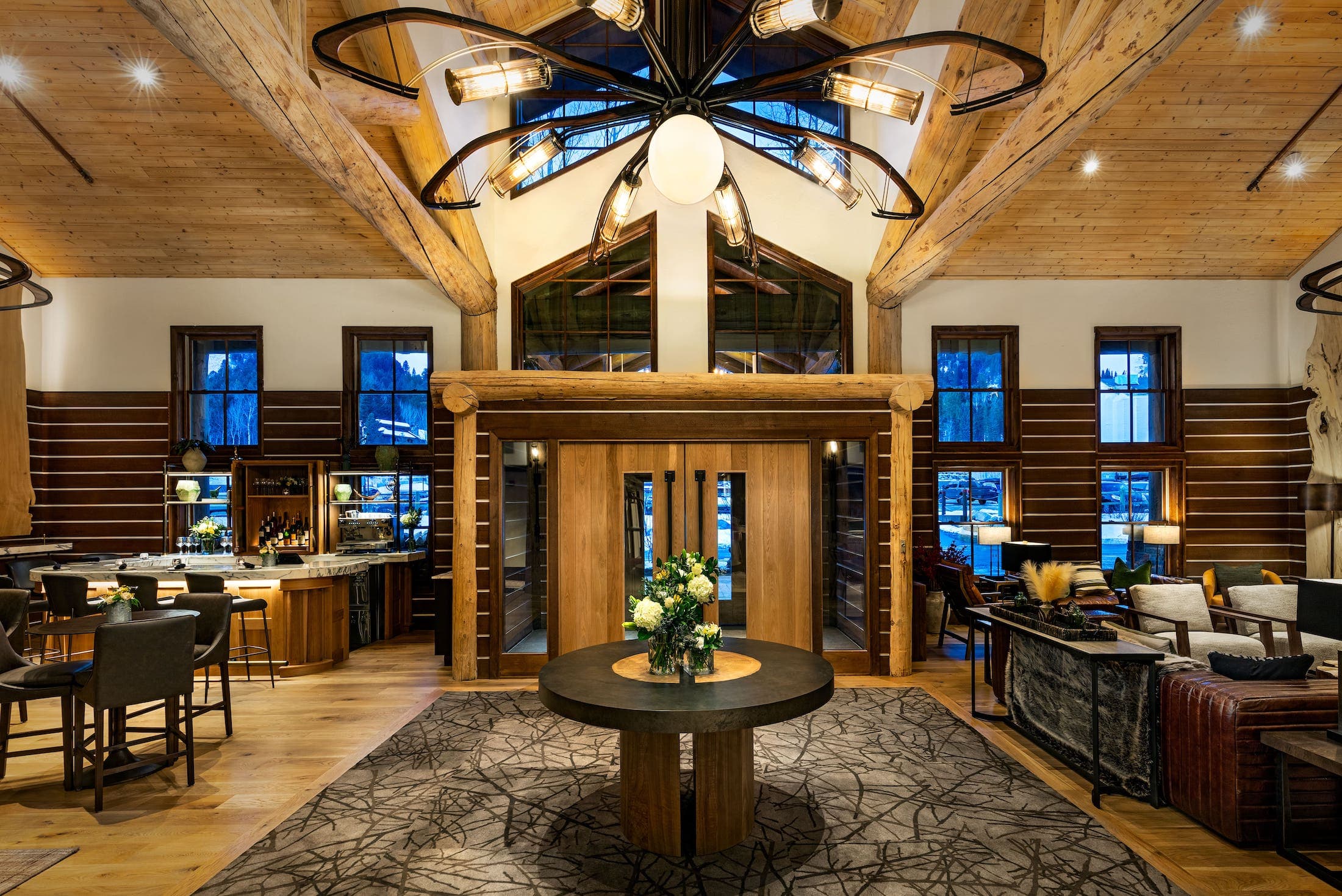 Teton Mountain Lodge & Spa Lobby Entrance
