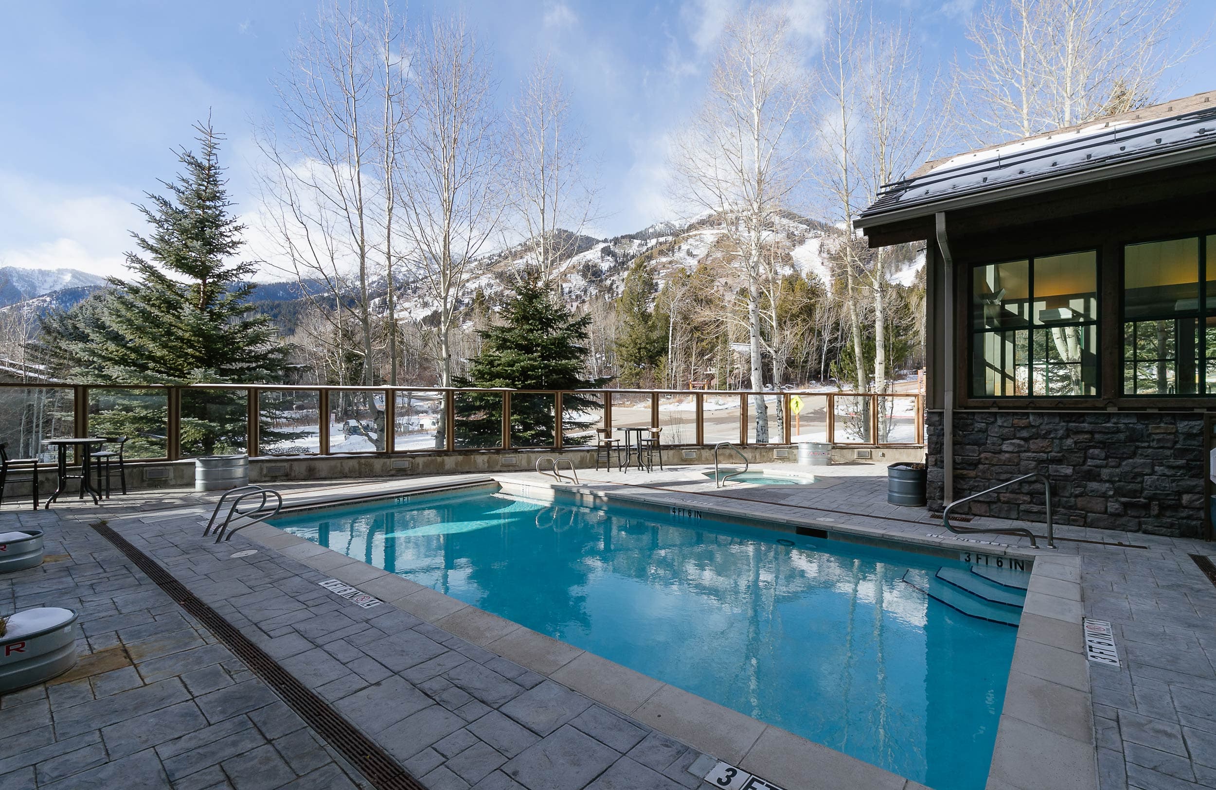 The Pool At Teton Mountain Lodge