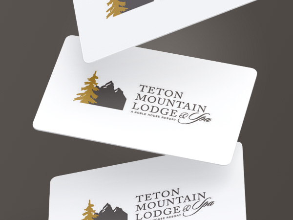 Teton Mountain Lodge gift cards.