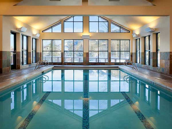 SpaTerre Indoor Pool at Teton Mountain Lodge Resort