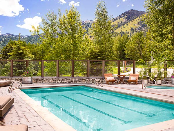 Teton Mountain Lodge Pool.