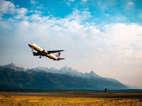 Airplane In Jackson Hole.