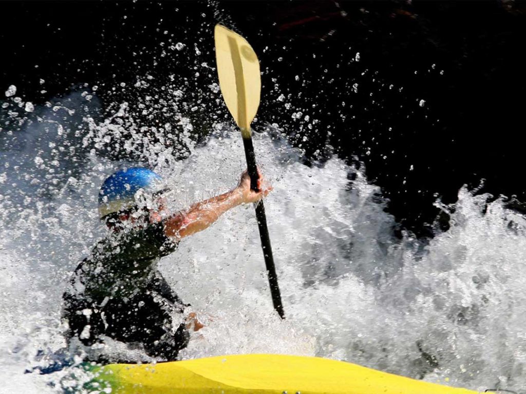 Kayaking near Jackson Hole, WY