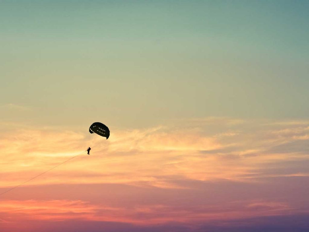 paragliding near Jackson Hole, WY