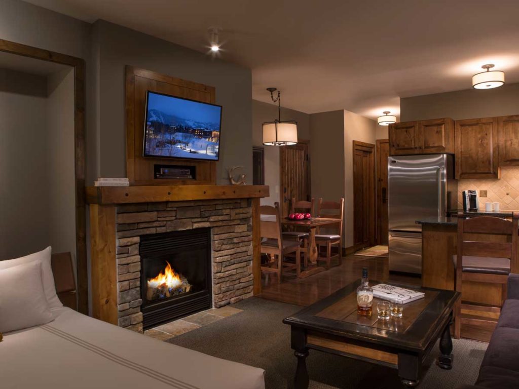 Alpine studio at Teton Mountain Lodge Resort in Jackson Hole, WY