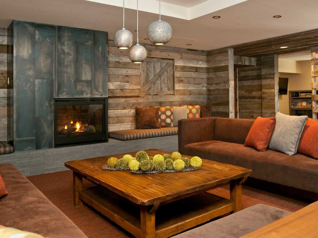 Teton Mountain Lodge Resort lower lobby
