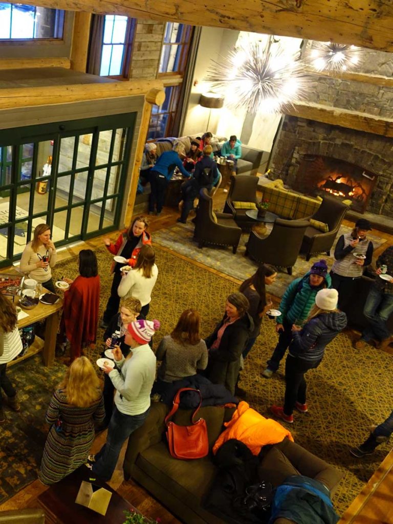 Lobby Reception at Teton Mountain Lodge Resort