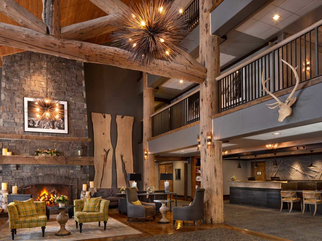 Lobby Entrance Teton Mountain Lodge Resort