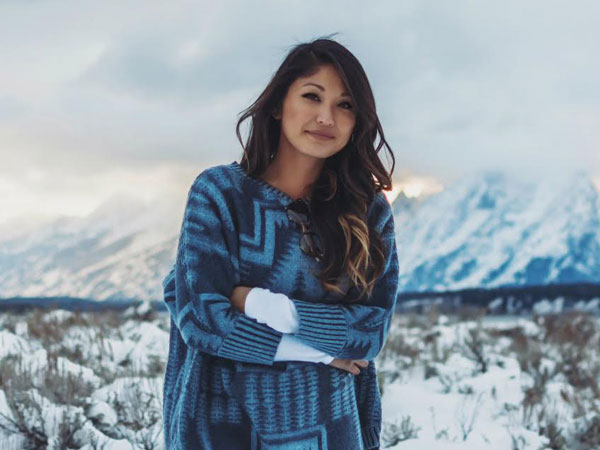Elaine Yeung In The Snow.