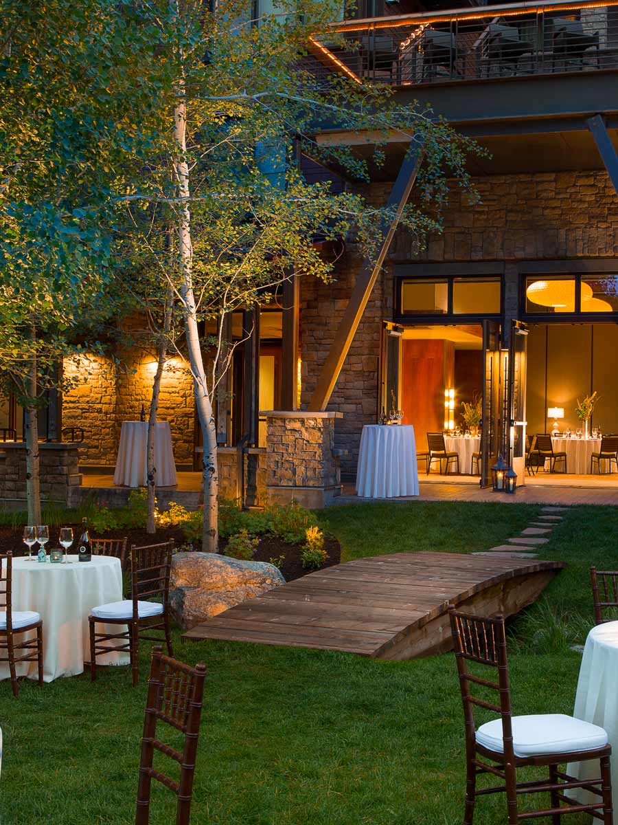 Outdoor Banquet In Jackson Hole.