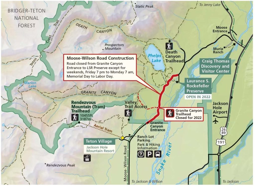 Road Closure Map.