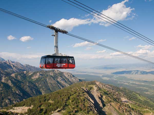 Jackson Hole Summer Tram Ride.