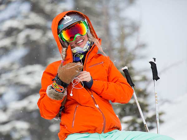Skier In Jackson Hole.