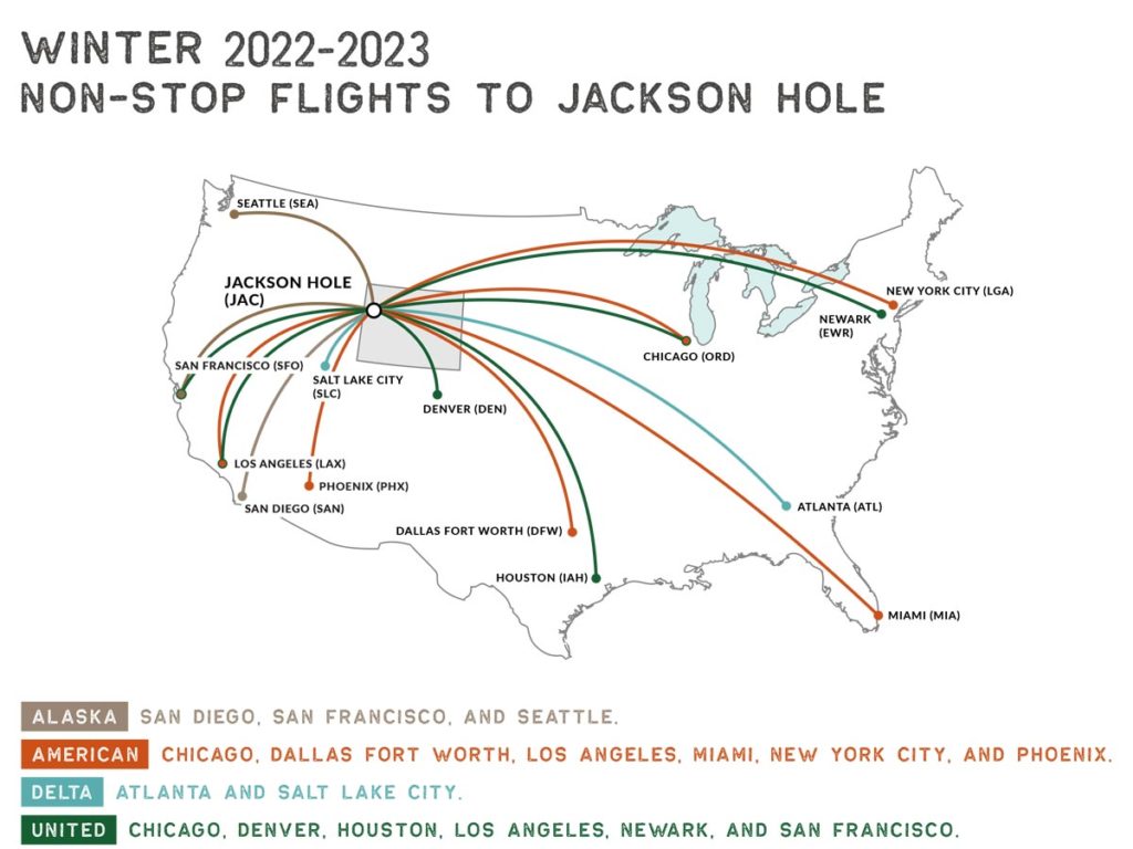 Winter Flight Map.