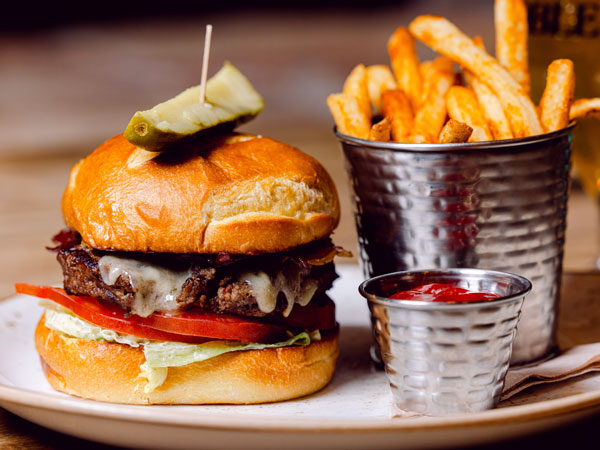 Burger And Fries.