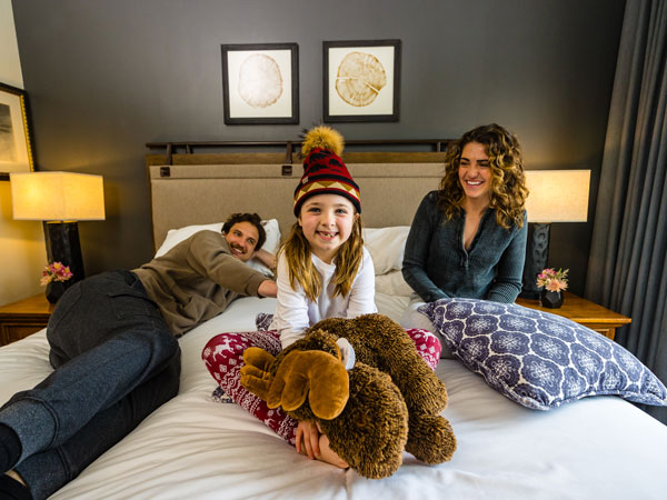 Family On The Bed