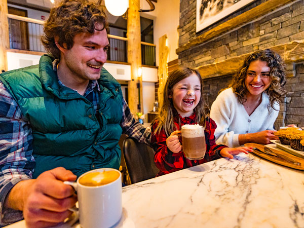 Family Getting Coffee