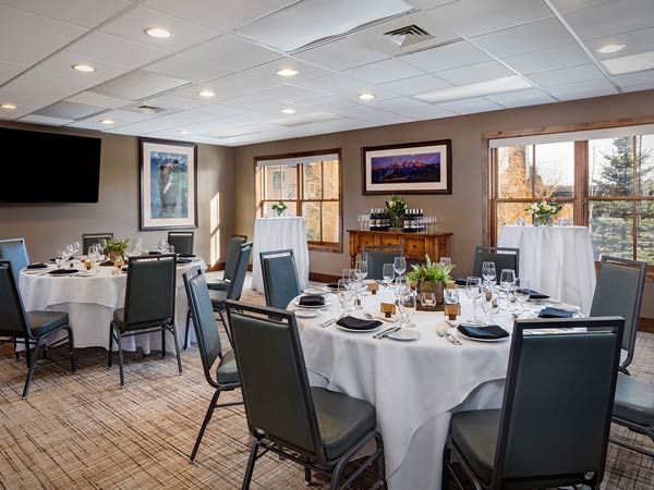 Reception Room At Teton Mountain Lodge